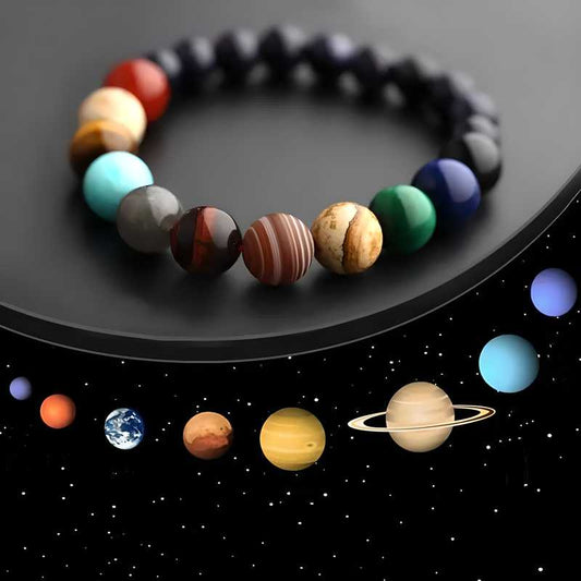 Galaxy Gem Beads Bracelet